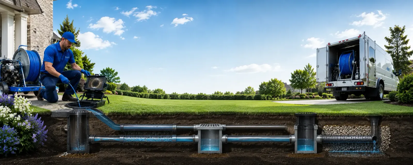 Outdoor drain cleaning information for Long Point, IL